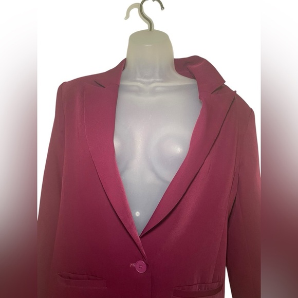 Endless Rose Single Breasted Blazer Fuscha Size M - Picture 4 of 7